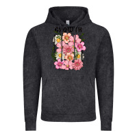 Vintage Black growth flower Vintage Hoodie - MaliasSmallBusiness