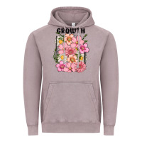 Vintage Zinc growth flower Vintage Hoodie - MaliasSmallBusiness