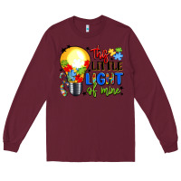 Burgundy this little light of mine Long Sleeve Tee - LillyAllenDesigns
