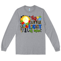 Heather Grey this little light of mine Long Sleeve Tee - LillyAllenDesigns