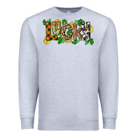 Heather Grey Western lucky St. Patrick's Day Premium Sweatshirt - CowGirlArtShop
