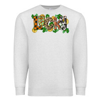 Oatmeal Heather Western lucky St. Patrick's Day Premium Sweatshirt - CowGirlArtShop