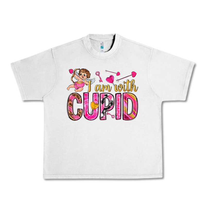 I Am With Cupid Urban Heavy Tee by NancyCooperArtShop | Teevron