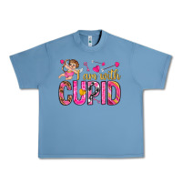 Pebble Blue i am with cupid Urban Heavy Tee - NancyCooperArtShop