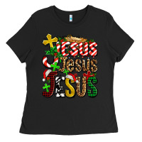 Black jesus jesus jesus Ladies Tee - AdoDesignShop