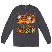 Smoke Tis' the season Fall Heifer coffee cups Long Sleeve Tee - RanaPortraitStore
