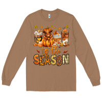 Toasted Coconut Tis' the season Fall Heifer coffee cups Long Sleeve Tee - RanaPortraitStore