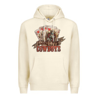 Sandshell Long live cowboys cards Premium Hoodie - HowdyJamesFarm