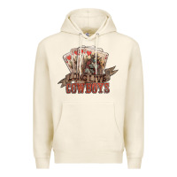 Tofu Long live cowboys cards Premium Hoodie - HowdyJamesFarm