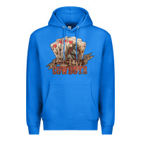 True Royal Long live cowboys cards Premium Hoodie - HowdyJamesFarm