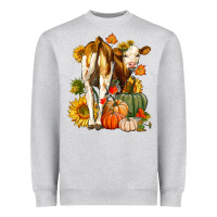Heather Grey Fall Heifer Heavyweight Sweatshirt - LillyAllenDesigns