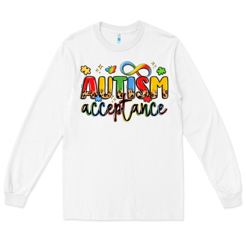 Autism Acceptance Long Sleeve Tee by LillyAllenDesigns | Teevron
