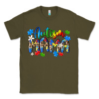 Army Green autism mama Classic Tee - MaliasSmallBusiness