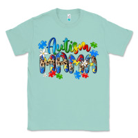 Seafoam autism mama Classic Tee - MaliasSmallBusiness