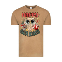 Vintage Camel happy owlidays Vintage Tee - MaliasSmallBusiness