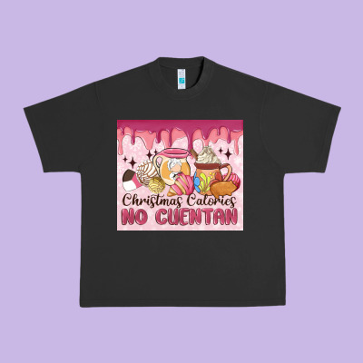 Christmas Calories No Cuentan Urban Heavy Tee Designed By Maliassmallbusiness