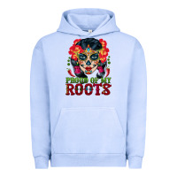 Pigment Grape Ice sugar skull woman proud of my roots Urban Hoodie - BundleAndBundleShop