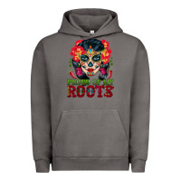 Pigment Tornado sugar skull woman proud of my roots Urban Hoodie - BundleAndBundleShop