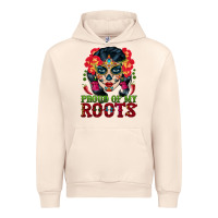 Sandshell sugar skull woman proud of my roots Urban Hoodie - BundleAndBundleShop