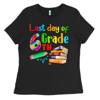Black last day of sixth grade Ladies Tee - Artiststas