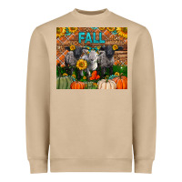 Mushroom Fall Baby Lambs Heavyweight Sweatshirt - LillyAllenDesigns