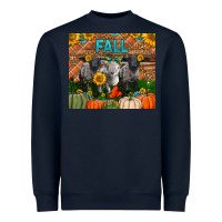 Navy Fall Baby Lambs Heavyweight Sweatshirt - LillyAllenDesigns