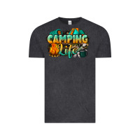 Vintage Black camping life Vintage Tee - NancyCooperArtShop
