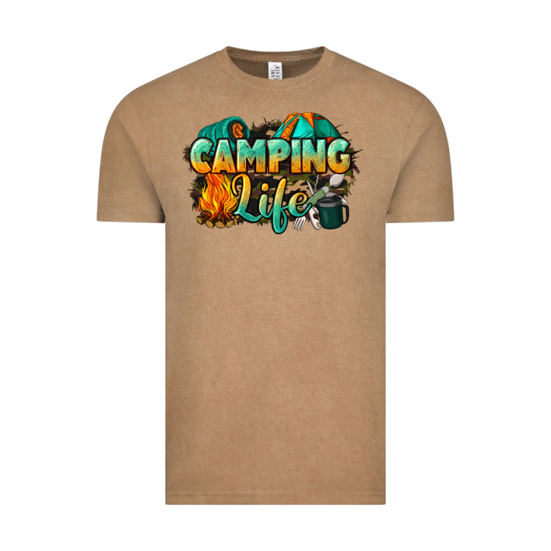 Camping Life Vintage Tee by NancyCooperArtShop | Teevron