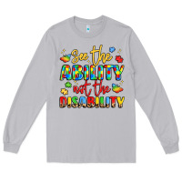 Moon Dust see the ability not the disability Long Sleeve Tee - LillyAllenDesigns