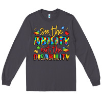 Smoke see the ability not the disability Long Sleeve Tee - LillyAllenDesigns