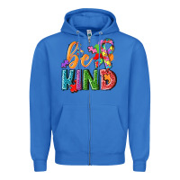 True Royal Autism be kind Zipper Hoodie - NancyCooperArtShop