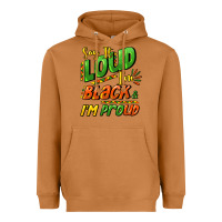 Meerkat Say it loud i'm black and i'm proud Heavyweight Hoodie - HowdyJamesFarm