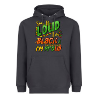 Smoke Say it loud i'm black and i'm proud Heavyweight Hoodie - HowdyJamesFarm