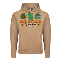 Vintage Coffee Orange glitter pumpkin Vintage Hoodie - NancyCooperArtShop