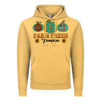 Vintage Mustard Orange glitter pumpkin Vintage Hoodie - NancyCooperArtShop