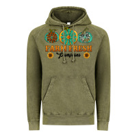 Vintage Olive Orange glitter pumpkin Vintage Hoodie - NancyCooperArtShop