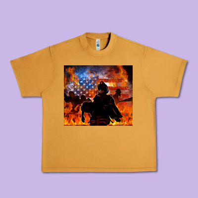 Western Firefighters Urban Heavy Tee Designed By Maliassmallbusiness