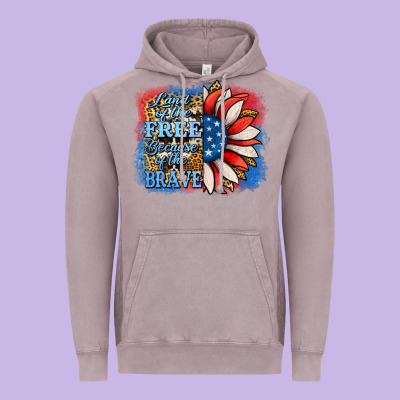 Patriotic Sunflower Vintage Hoodie Designed By Jasminsmagicworld
