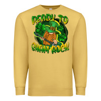 Antique Gold Ready to sham rock St. Patrick's Day Premium Sweatshirt - CowGirlArtShop