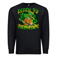 Black Ready to sham rock St. Patrick's Day Premium Sweatshirt - CowGirlArtShop