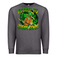 Charcoal Heather Ready to sham rock St. Patrick's Day Premium Sweatshirt - CowGirlArtShop