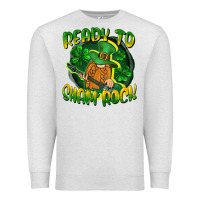 Oatmeal Heather Ready to sham rock St. Patrick's Day Premium Sweatshirt - CowGirlArtShop