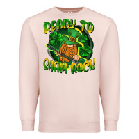 Pale Pink Ready to sham rock St. Patrick's Day Premium Sweatshirt - CowGirlArtShop