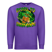 Purple Ready to sham rock St. Patrick's Day Premium Sweatshirt - CowGirlArtShop