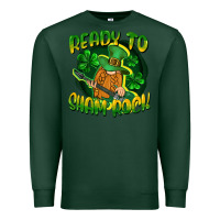 Sports Green Ready to sham rock St. Patrick's Day Premium Sweatshirt - CowGirlArtShop