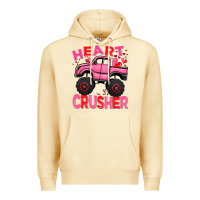 Pina Colada Heart crusher pink monster truck Valentine's Day Premium Hoodie - HowdyJamesFarm