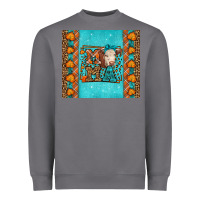Storm Western Fall Cow Mama Heavyweight Sweatshirt - LillyAllenDesigns