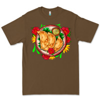 Cacao empanadas plate and roses Premium Tee - AdoDesignShop