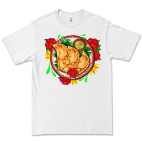 White empanadas plate and roses Premium Tee - AdoDesignShop
