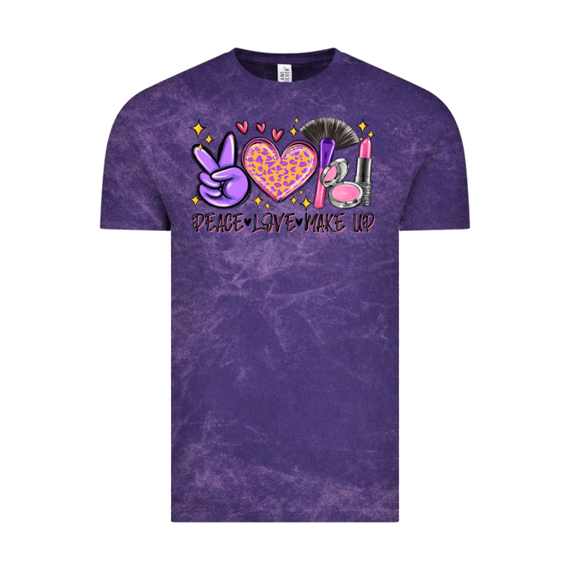 Peace Love Make Up Vintage Tee by MaliasSmallBusiness | Teevron
